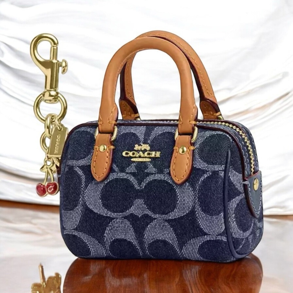 Coach Mini Rowan Bag Charm - Picture 4 of 4